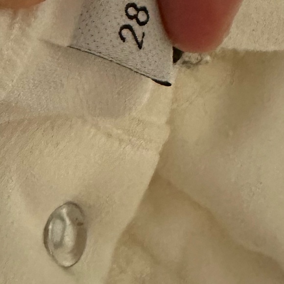 NWOT J Brand White Denim Shorts - Picture 6 of 7